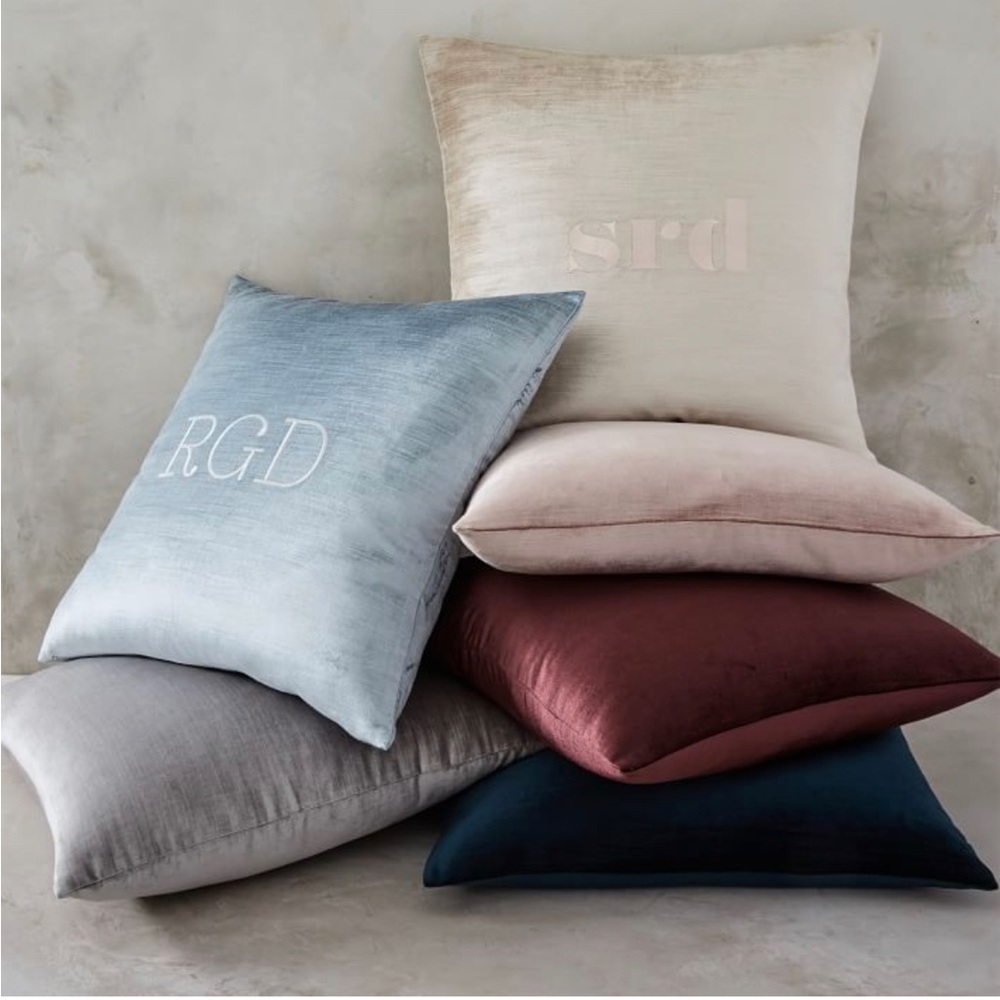 COPY - West Elm Luster Velvet Throw Pillows